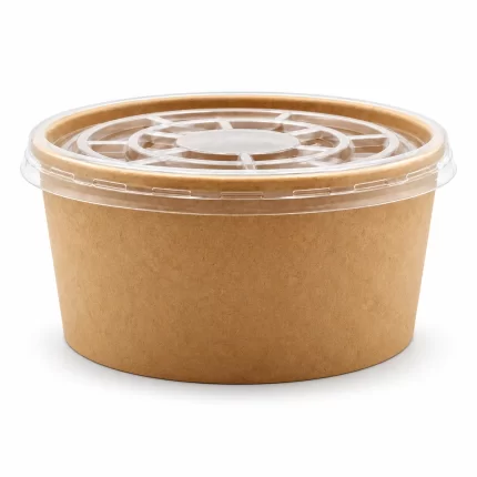 Kraft-Paper-Bowl-with-Lid-200cc