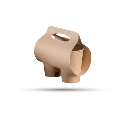 حاملات أكواب ورقية ثنائي