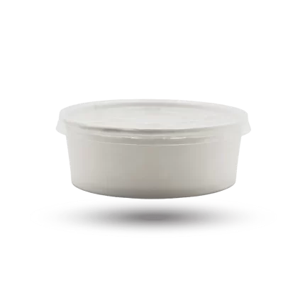 علبة حمص مع غطاء 250 سم 10 أونص