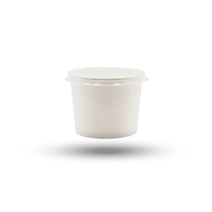 علبة شوربة مع غطاء 350 سم 12 أونص