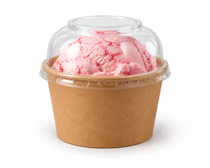 Disposable Kraft Paper Ice Cream 2Scoop