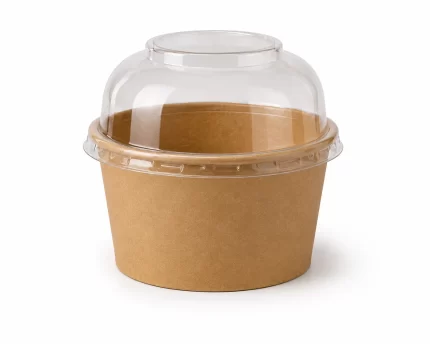Kraft Paper ice cream 235cc- 8oz (2Scoop)