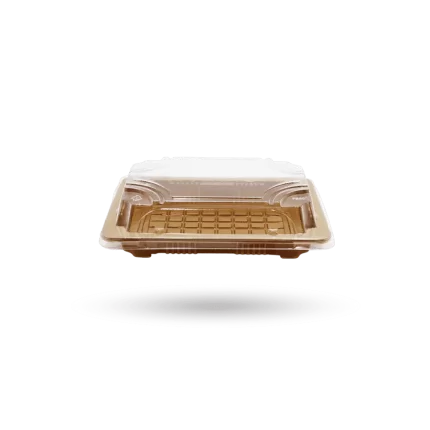 علب سوشي 184 128 مم ذهبي