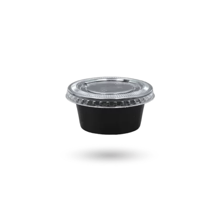 علب تتبيلة دائري 80 سم مكعب أسود