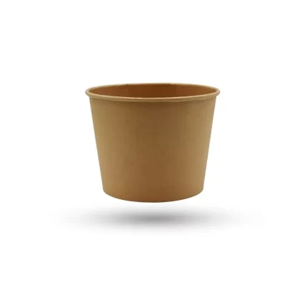 علبة آيس كريم ورقية 500 سم -16 أونص