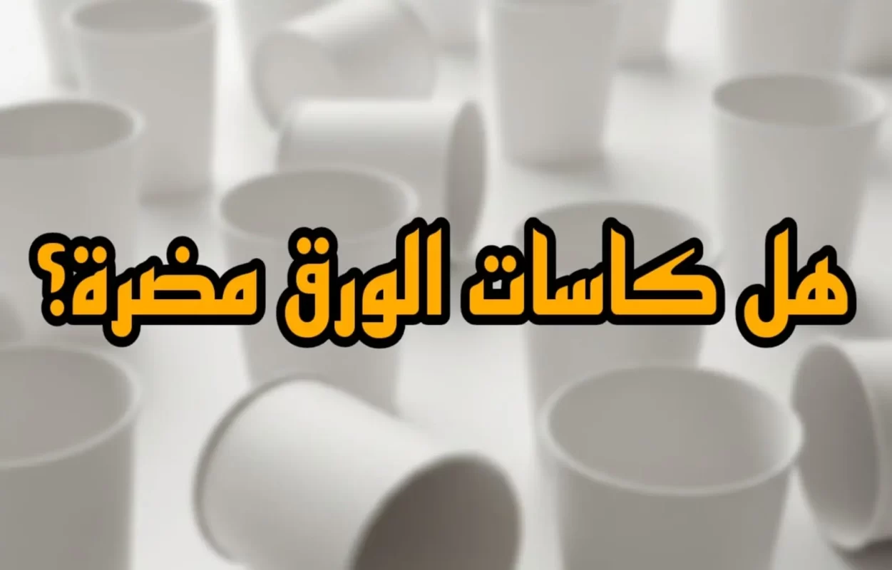 هل كاسات الورق مضره